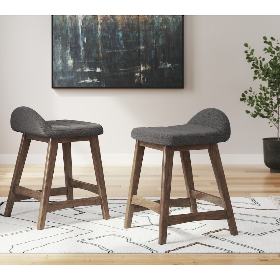a grey fab stool seat ads  