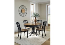 ad black   brown package dining set adp  