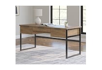 ah brown flat top desk   