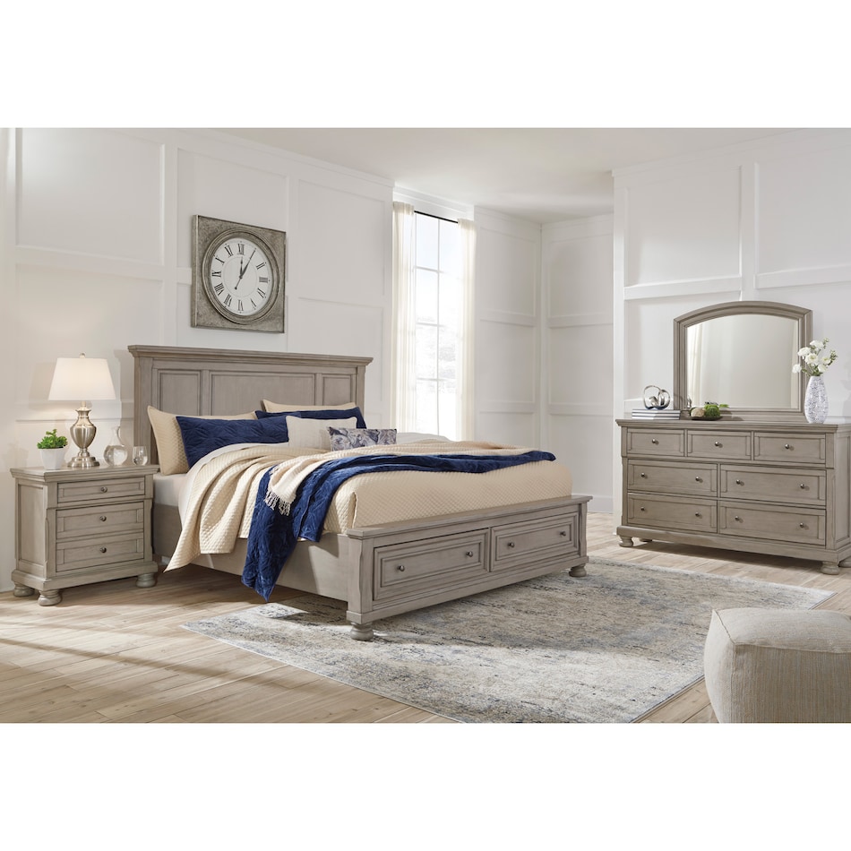 a light gray bed package abqp  