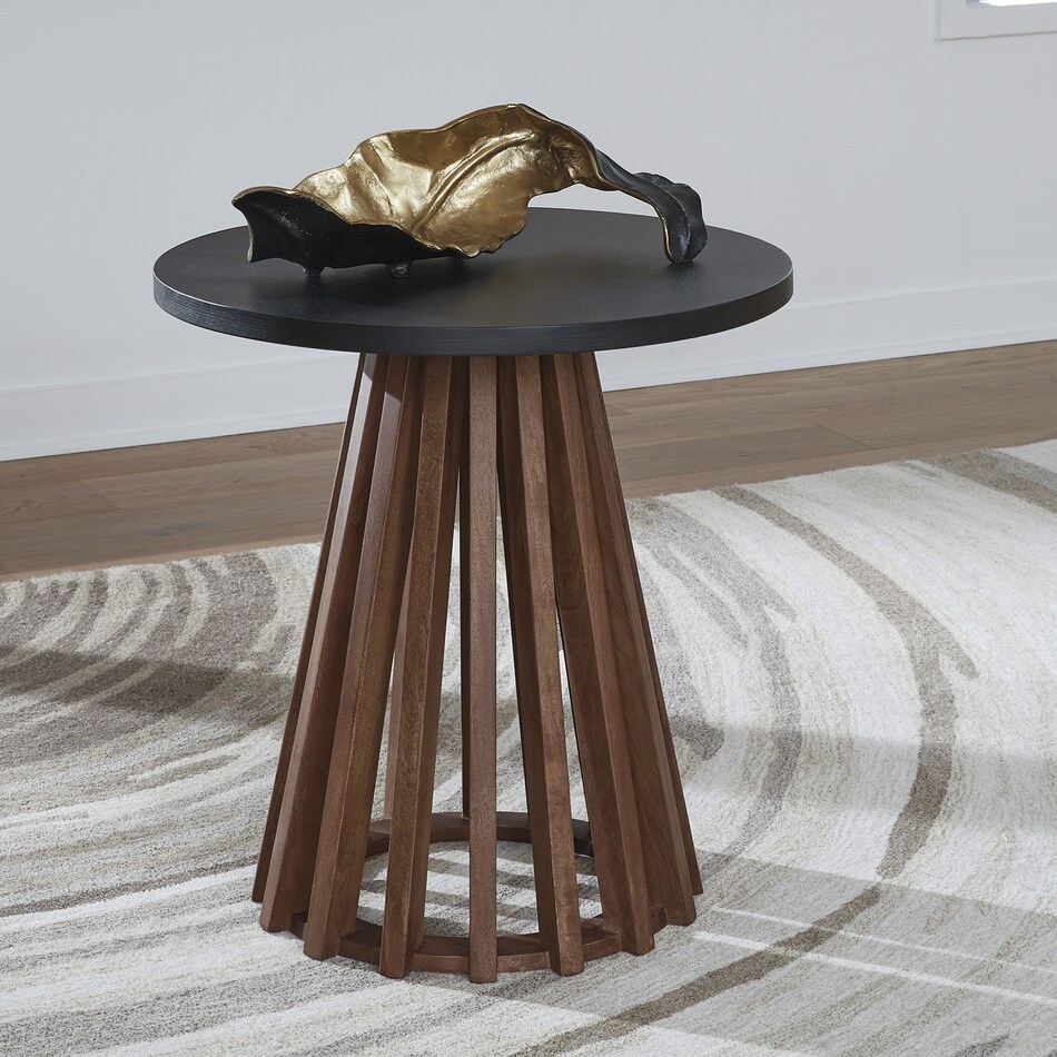 at end chairside table   