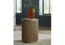 at end chairside table   