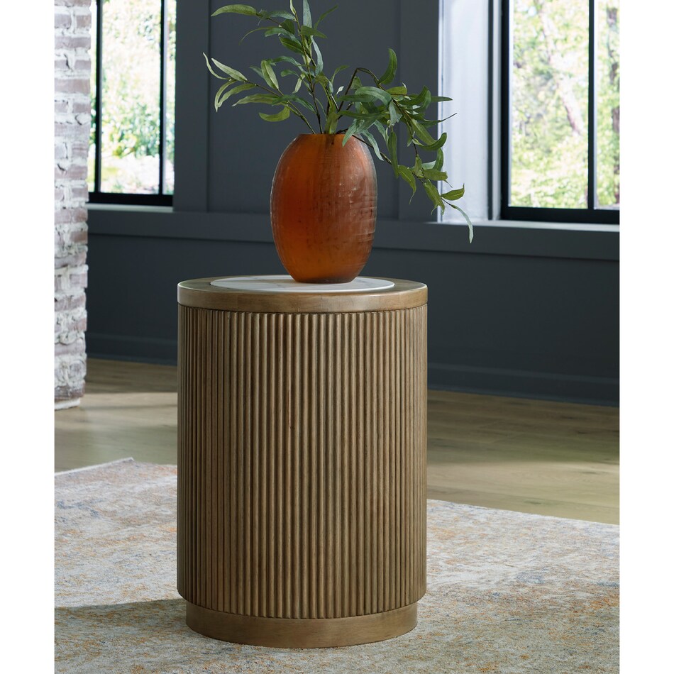 at end chairside table   