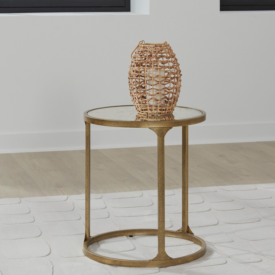 at end chairside table   