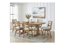 ad light brown fab stool seat   