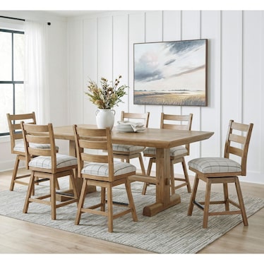 Crowley 7-Pc. Counter Height Dining Set