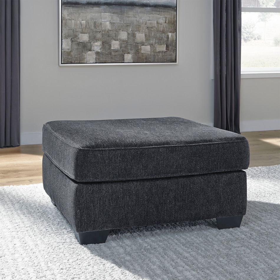a charcoal fab ottoman   