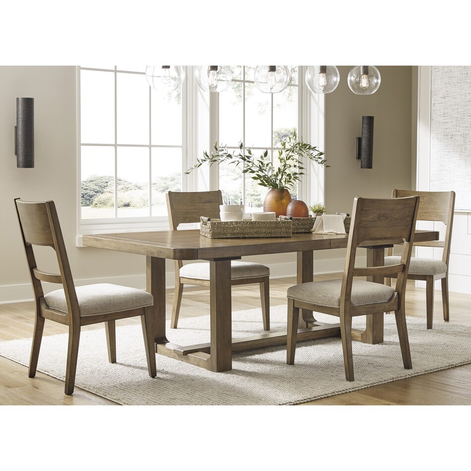 a brown package dining set adp  