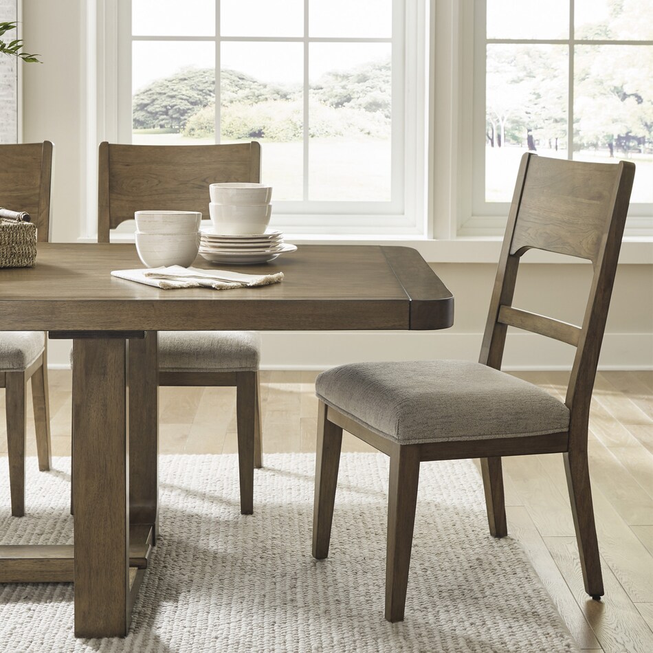 a brown package dining set adp  