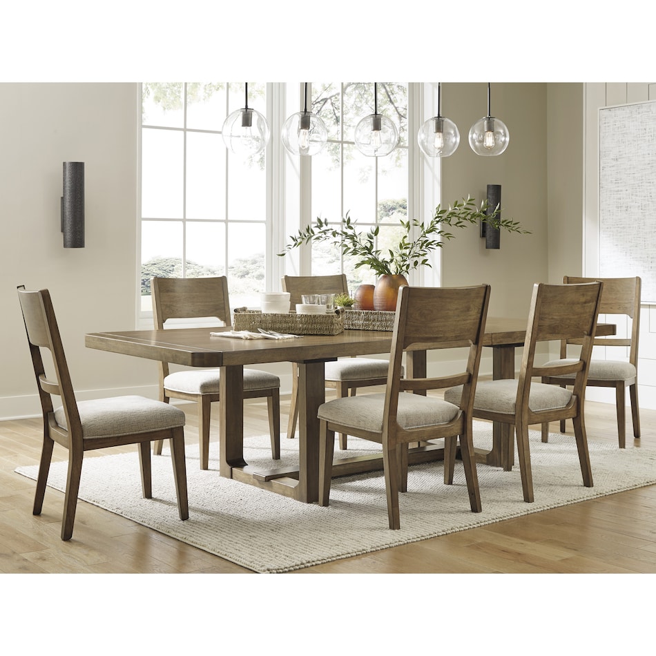 a brown package dining set adp  