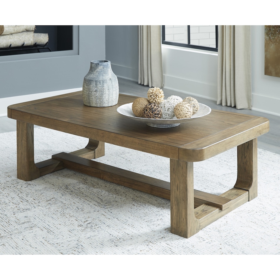 a glazed cocktail table   