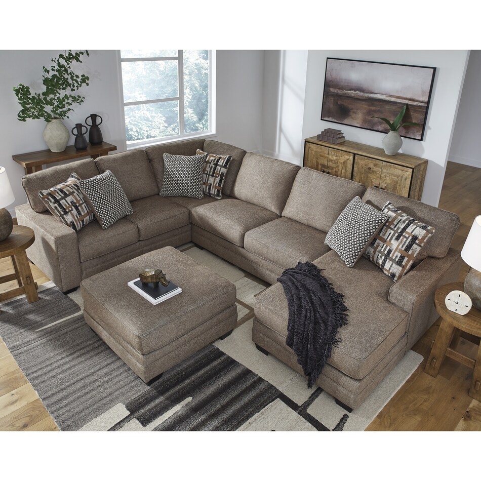 a brown sectional package apc  