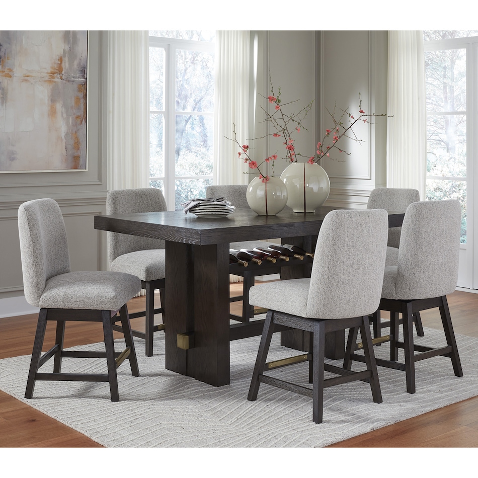 a brown package dining set adpc  