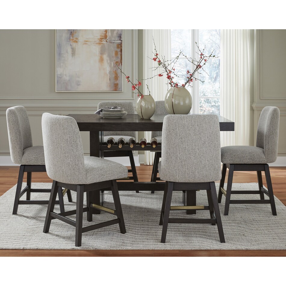 a brown package dining set adpc  