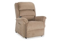 abington wicker wall recliner   