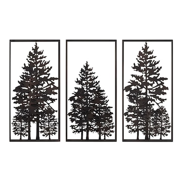 Plaid Set of 3 Wall Art