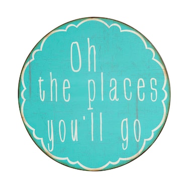 Oh the Places Wall Decor