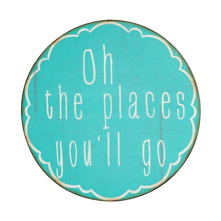 Oh the Places Wall Decor
