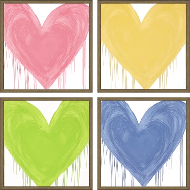 S/4 Big Hearted Wall Art