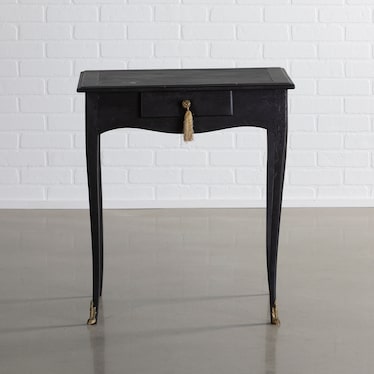Antique Small Black Desk