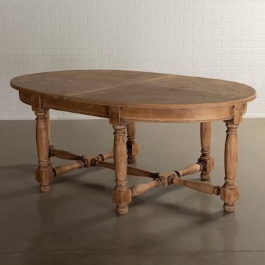 Antique Oval Table Walnut Blended