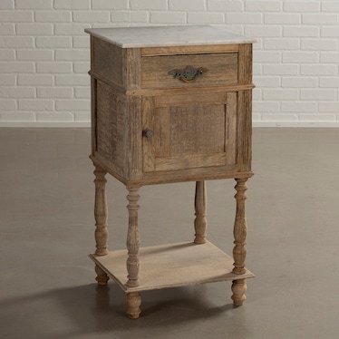Antique Oak Bedside Table I