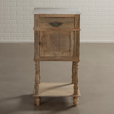 Antique Oak Bedside Table I