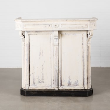 Antique Patina White Bar