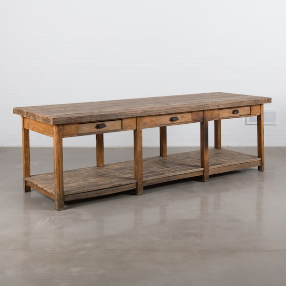 Antique French Drapers Table