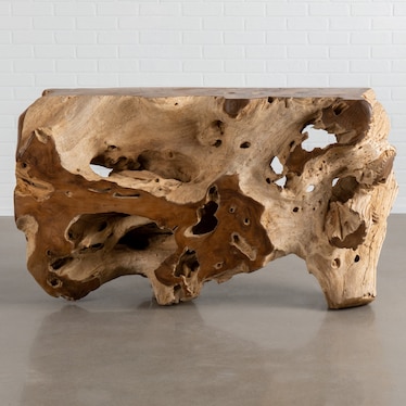 Natural Teak Console