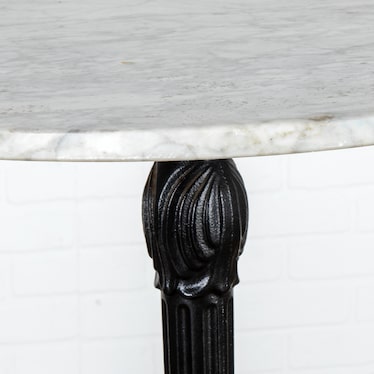 Antique Bar Height Bistro Table - Marble