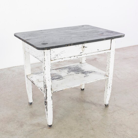 Antique Patina Wood Table