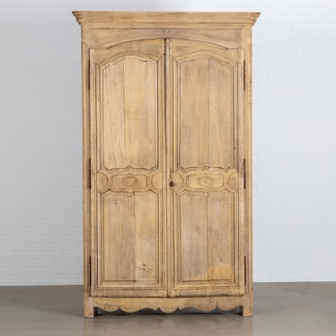Antique Bleached Oak Cabinet