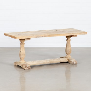 Antique Bleached Oak Coffee Table