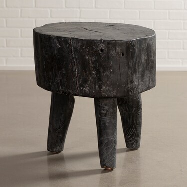 Black Wash Teak Table