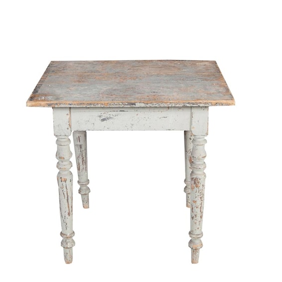 Reclaimed Blue Table