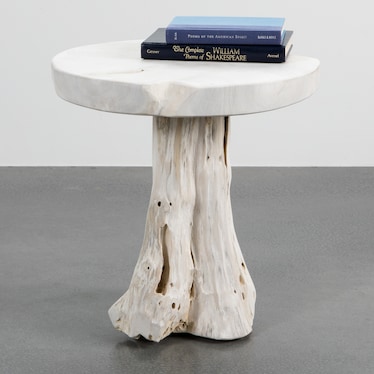 Asst'd Bleached Mushroom Table