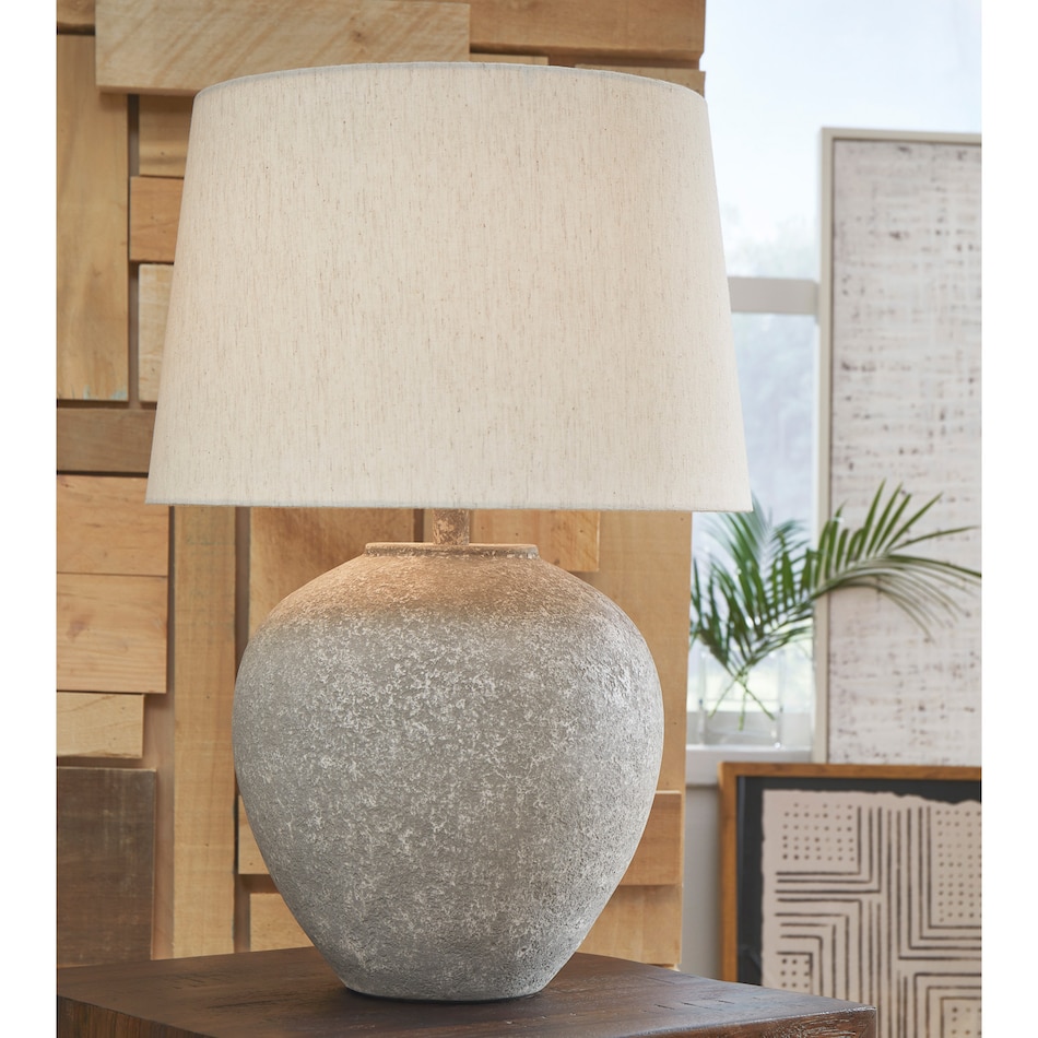 al metal table lamp   