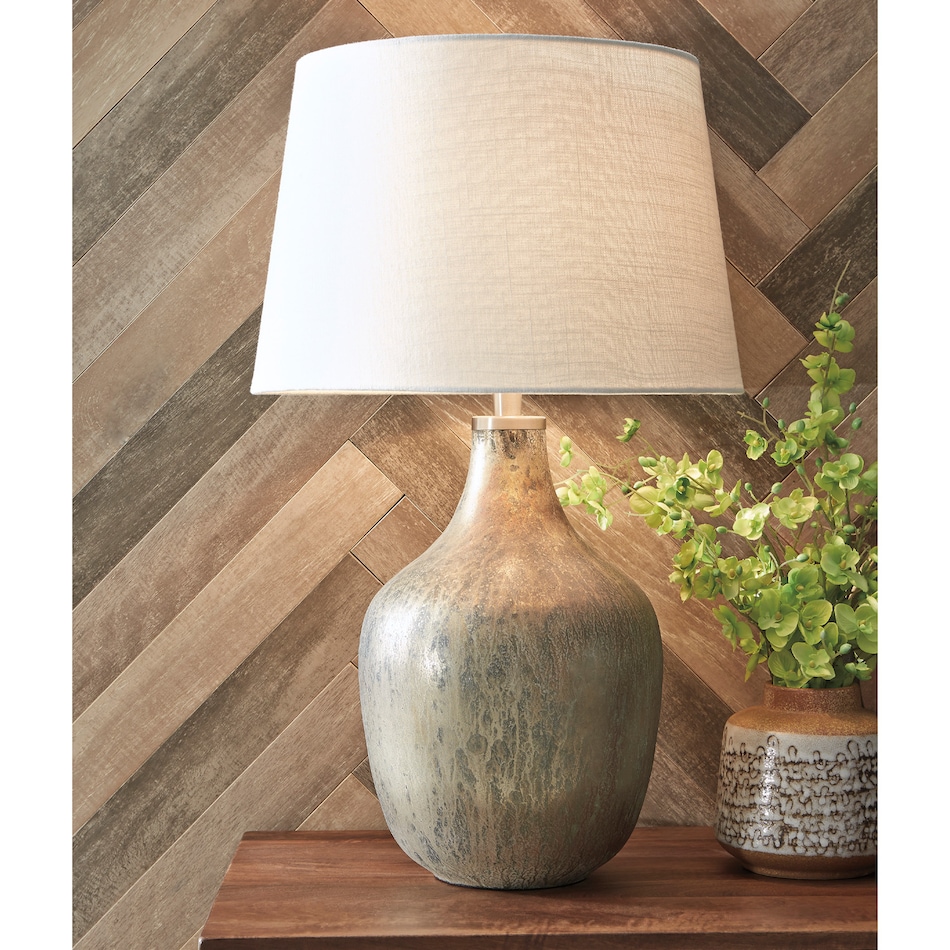 al ceramic glass lamp   