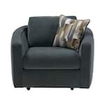 alphonse teal casual sofas   