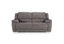 alvarado nickel casual transitional recl sofa   