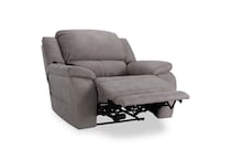 alvarado nickel casual transitional recl sofa   
