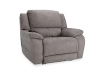 alvarado nickel casual transitional recl sofa   