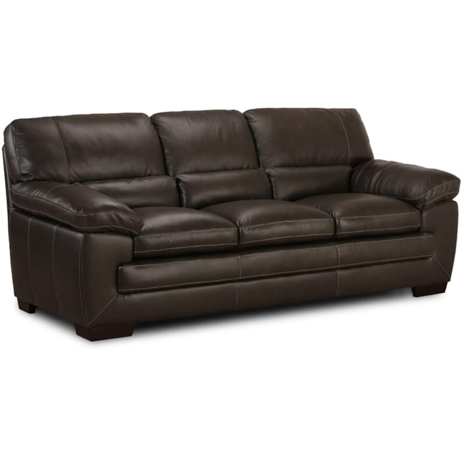 amarillo ghost leathermatch sofa   