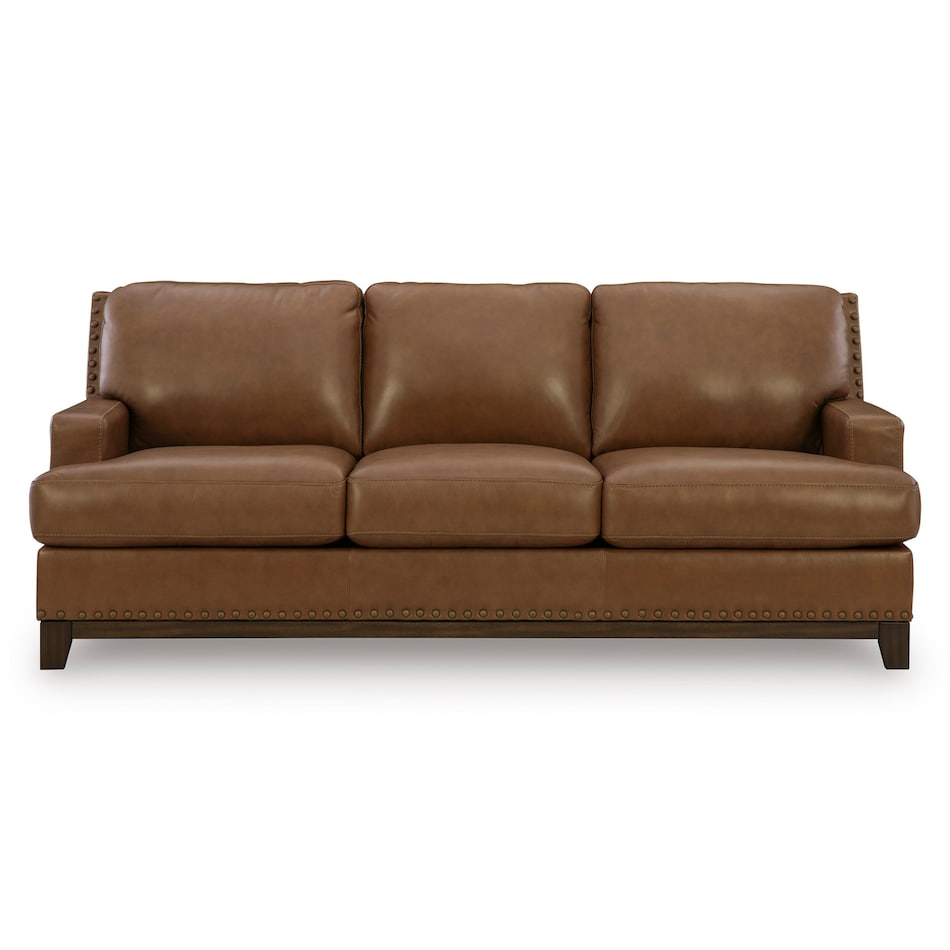 amber leathermatch sofa   