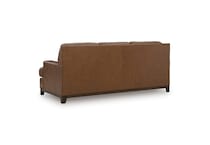 amber leathermatch sofa   