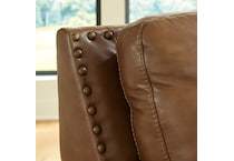 amber leathermatch sofa   