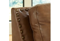 amber leathermatch sofa   