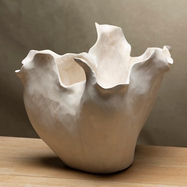 Bleached Teak Rose Bowl