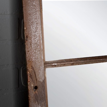 Antique Metal Mirror